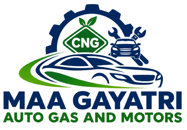 Maa Gayatri Auto Gas and Motors Logo